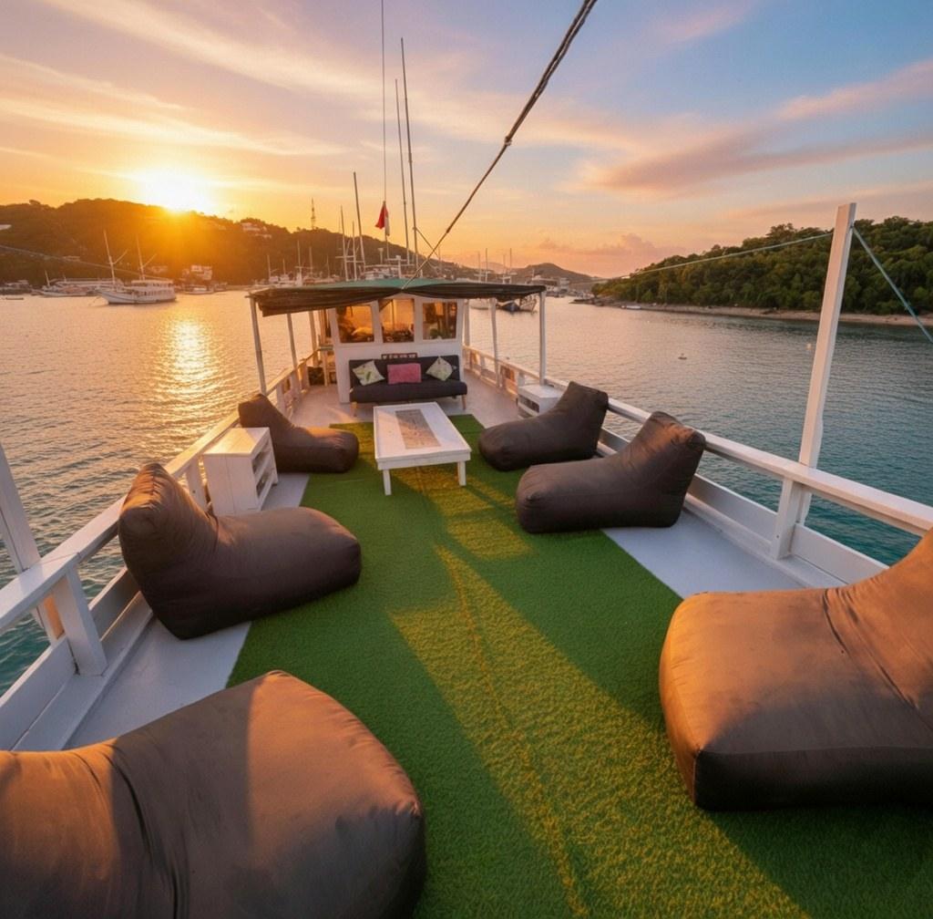Bow sundeck – Princess Lala Phinisi